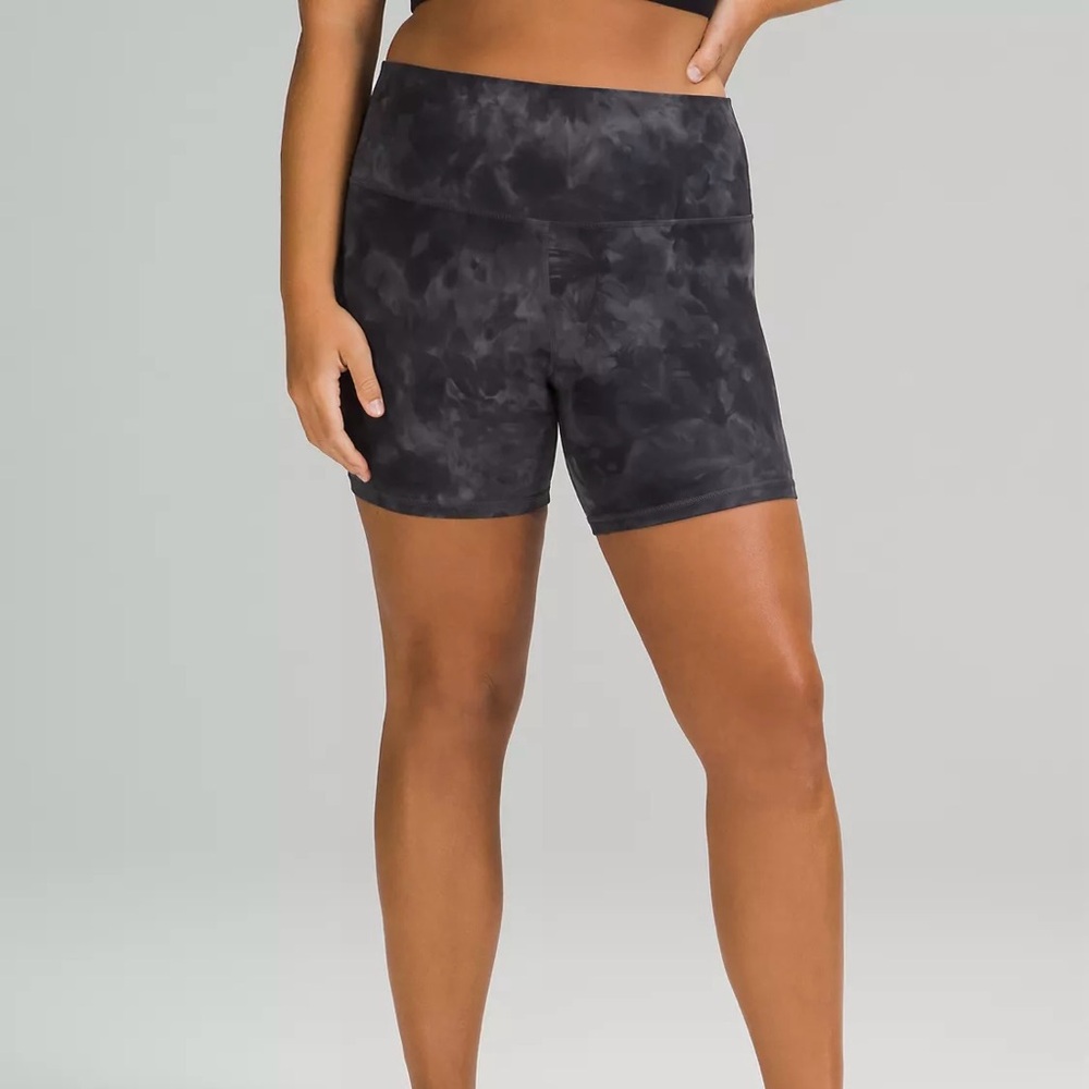 lululemon Align™ High-Rise Short 4” diamond dye grey | sz 6